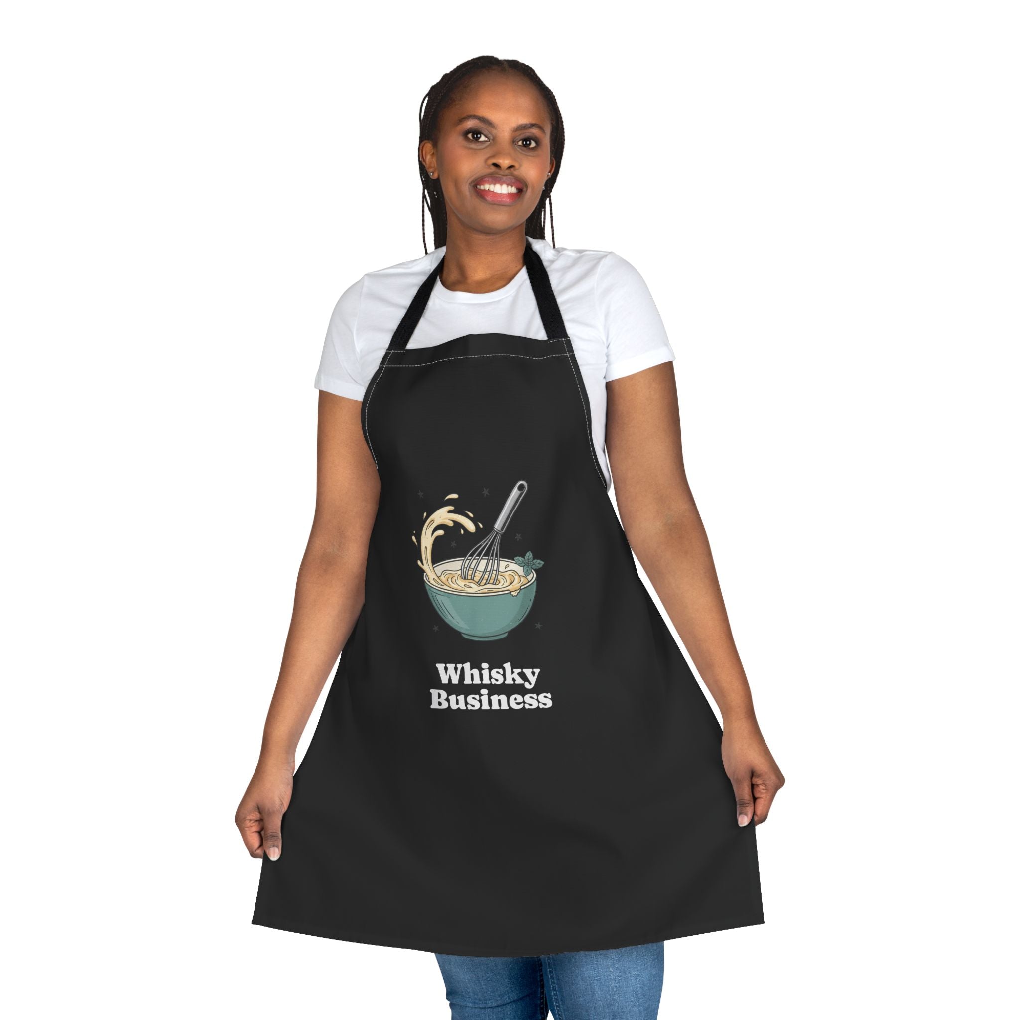 Black / Apron: “Whisky Business” Cooking Apron - All Over Prints