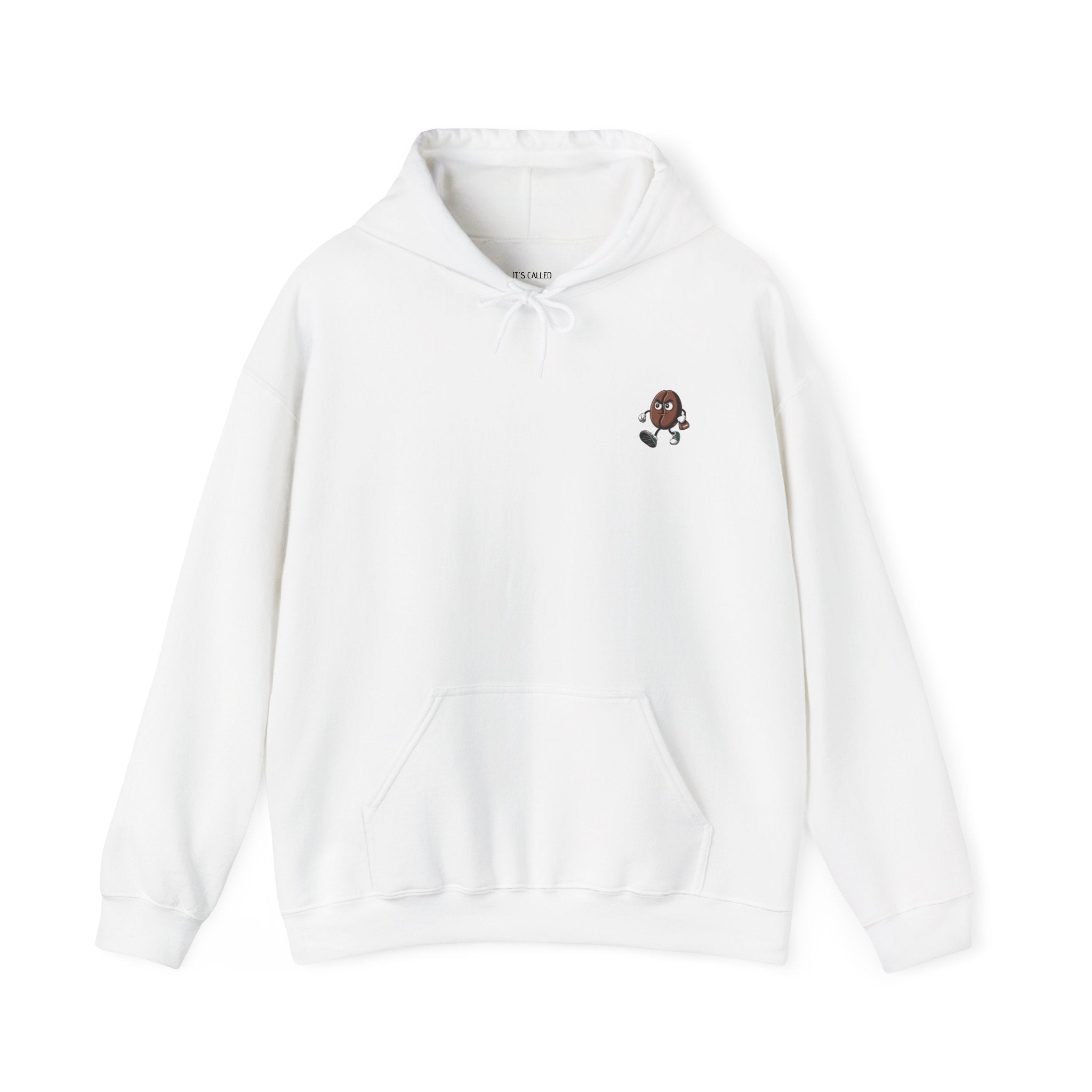 White / Hoodie: ’Back to the Grind’ - Graphic Pullover - Hoodie