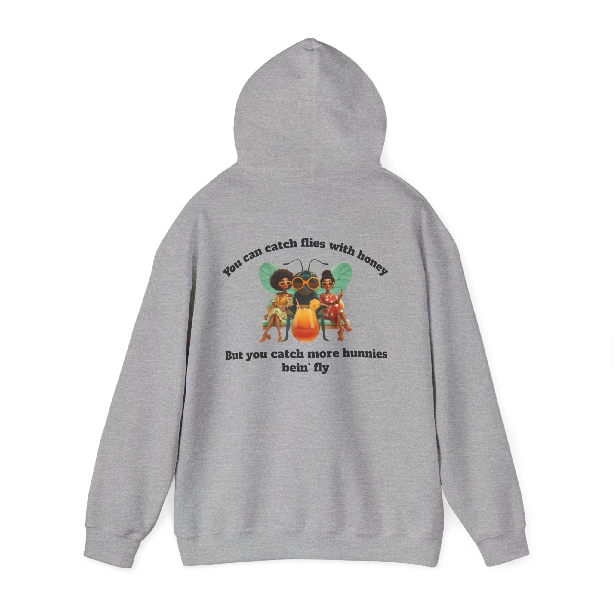 Sport Grey / Hoodie: ’Catch More Hunnies’ - Unisex Heavy Blend™ Hooded Sweatshirt - Hoodie