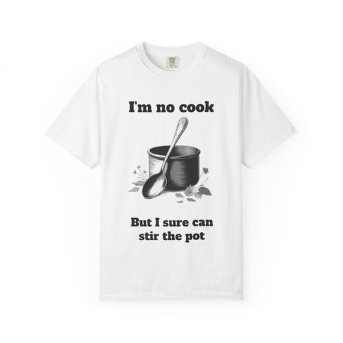 White / Crew Neck: “Stir the Pot” - Graphic Tee - T-Shirt