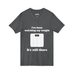 Asphalt / V-Neck: ’Watching My Weight’ - Graphic Tee - V-neck