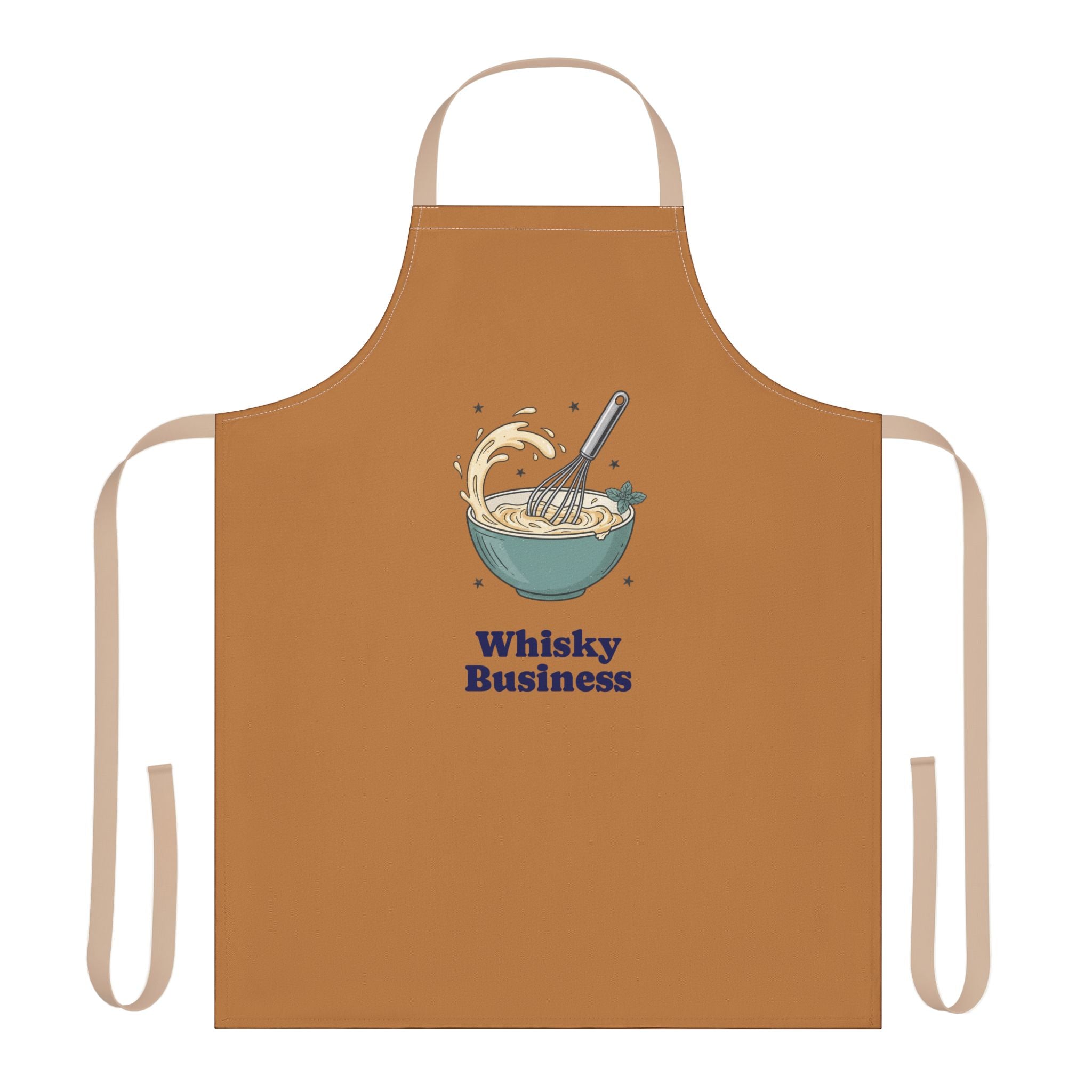 Beige / Apron: “Whisky Business” Cooking Apron - All Over Prints