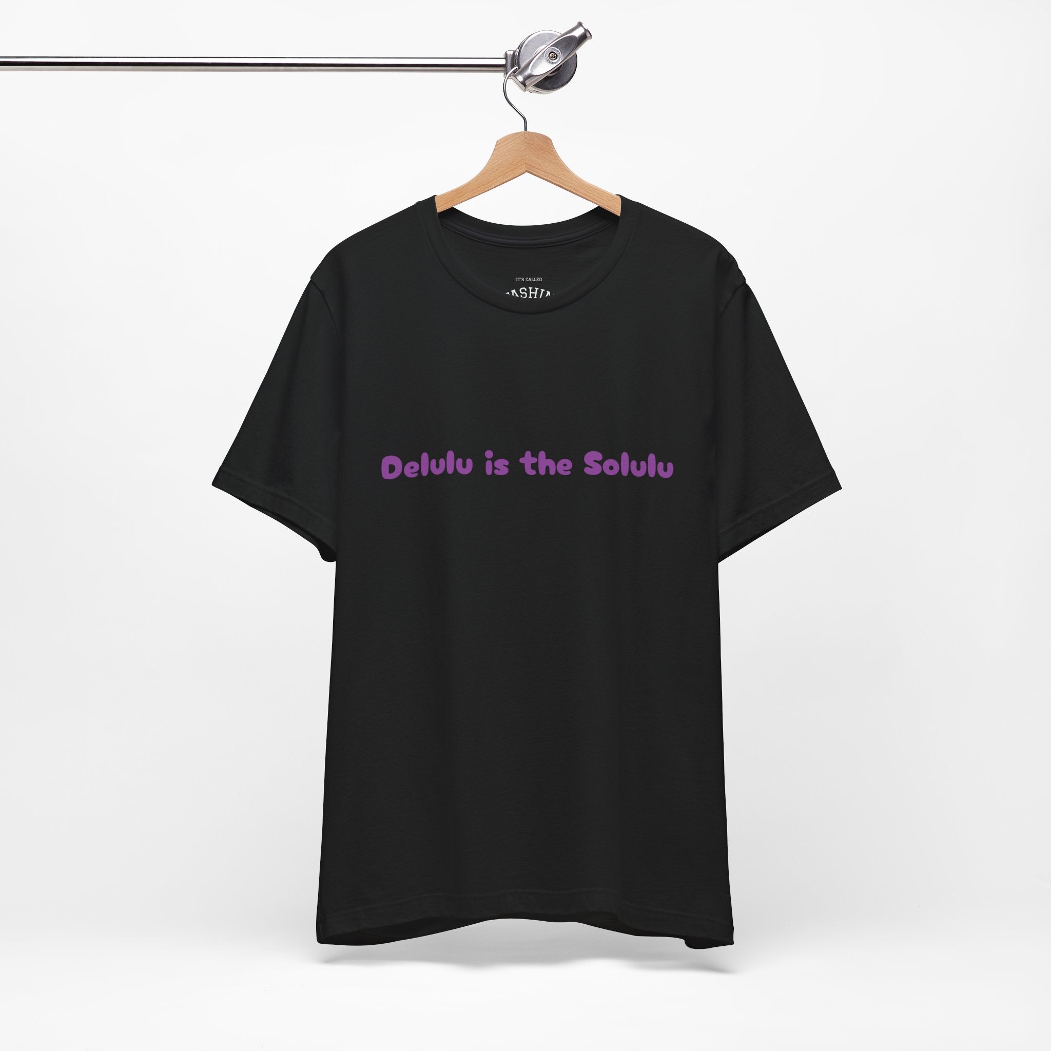 Black / Crew-Neck: Women’s ’Delulu is the Solulu’ - Tee - T-Shirt