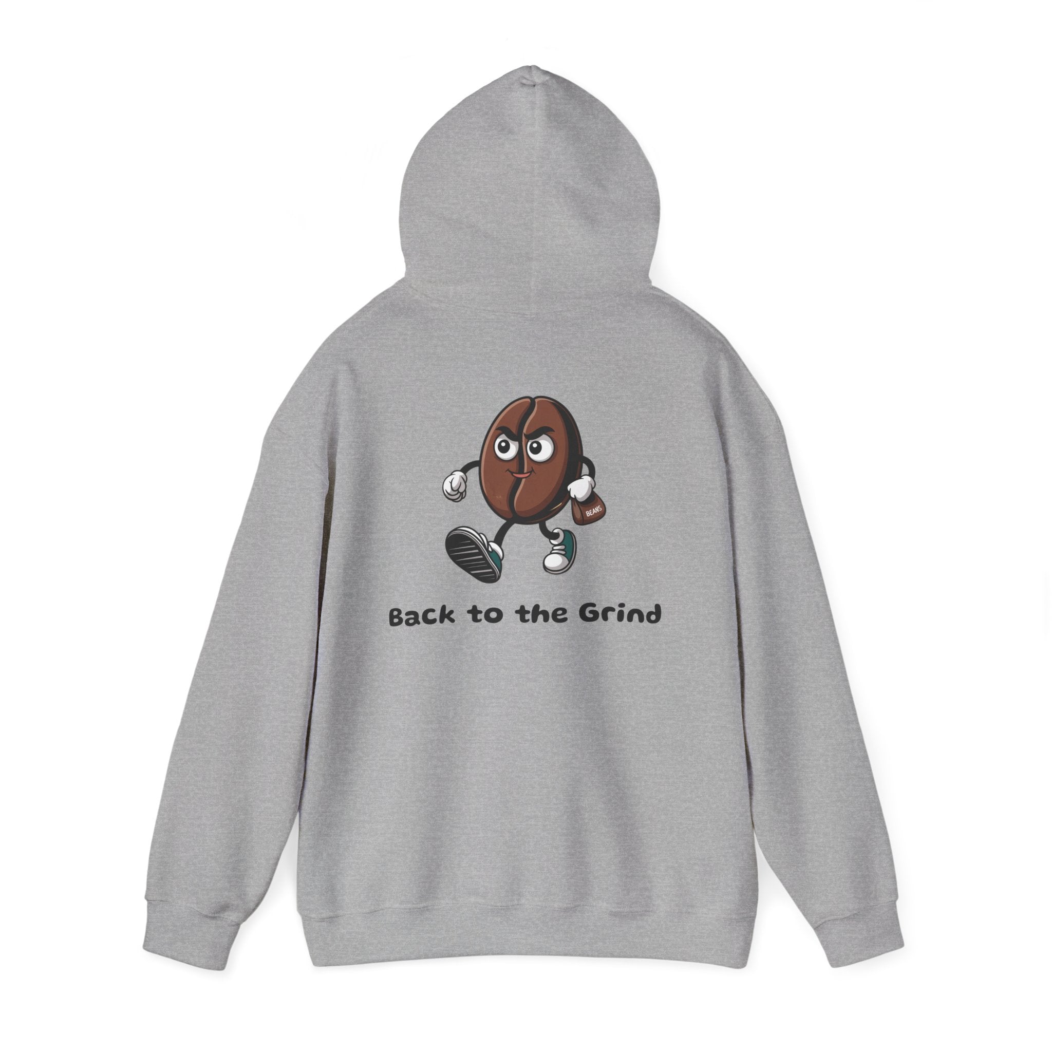 Sport Grey / Hoodie: ’Back to the Grind’ - Graphic Pullover - Hoodie