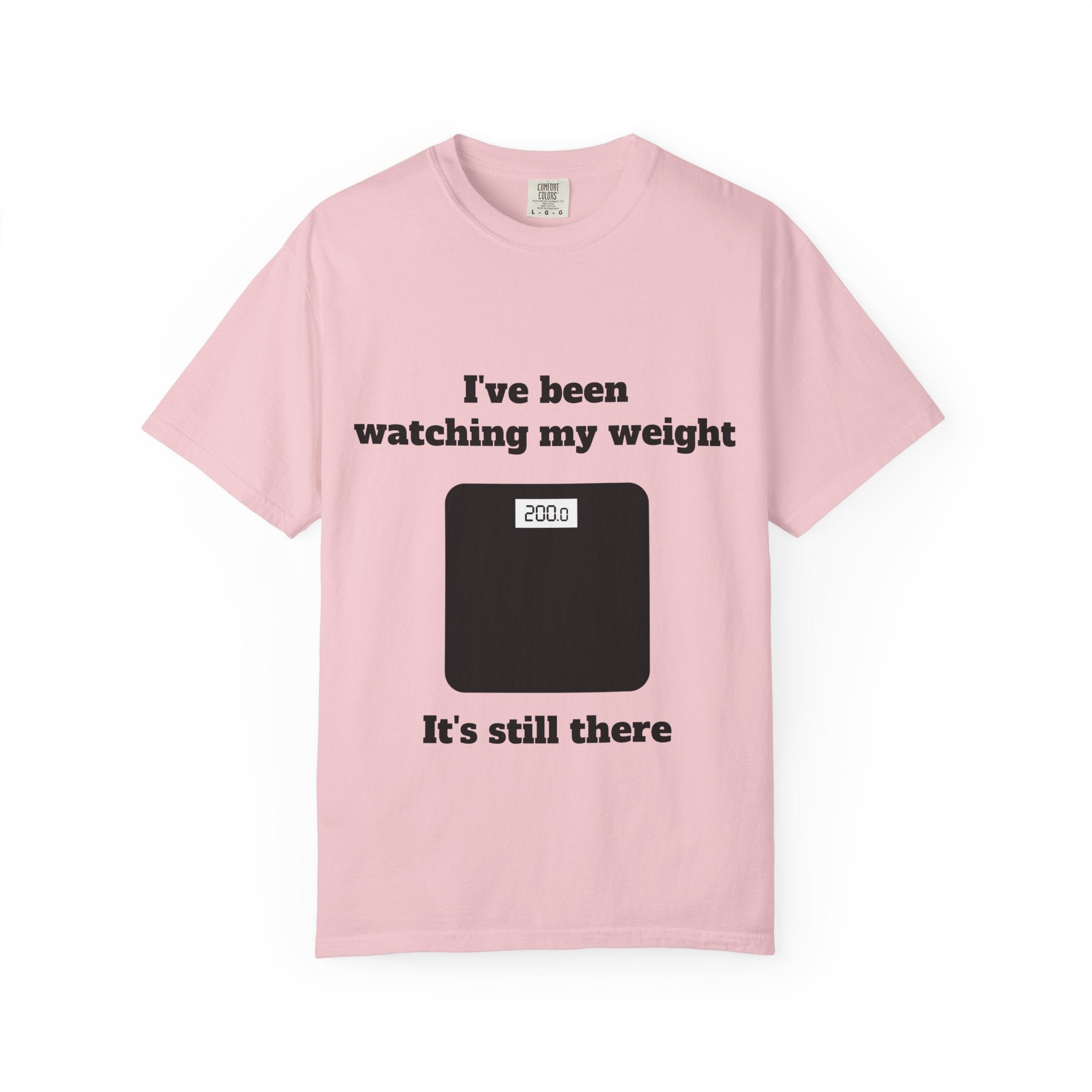 Blossom / Crew-Neck: ’I’ve Been Watching My Weight’ - Graphic Tee - T-Shirt