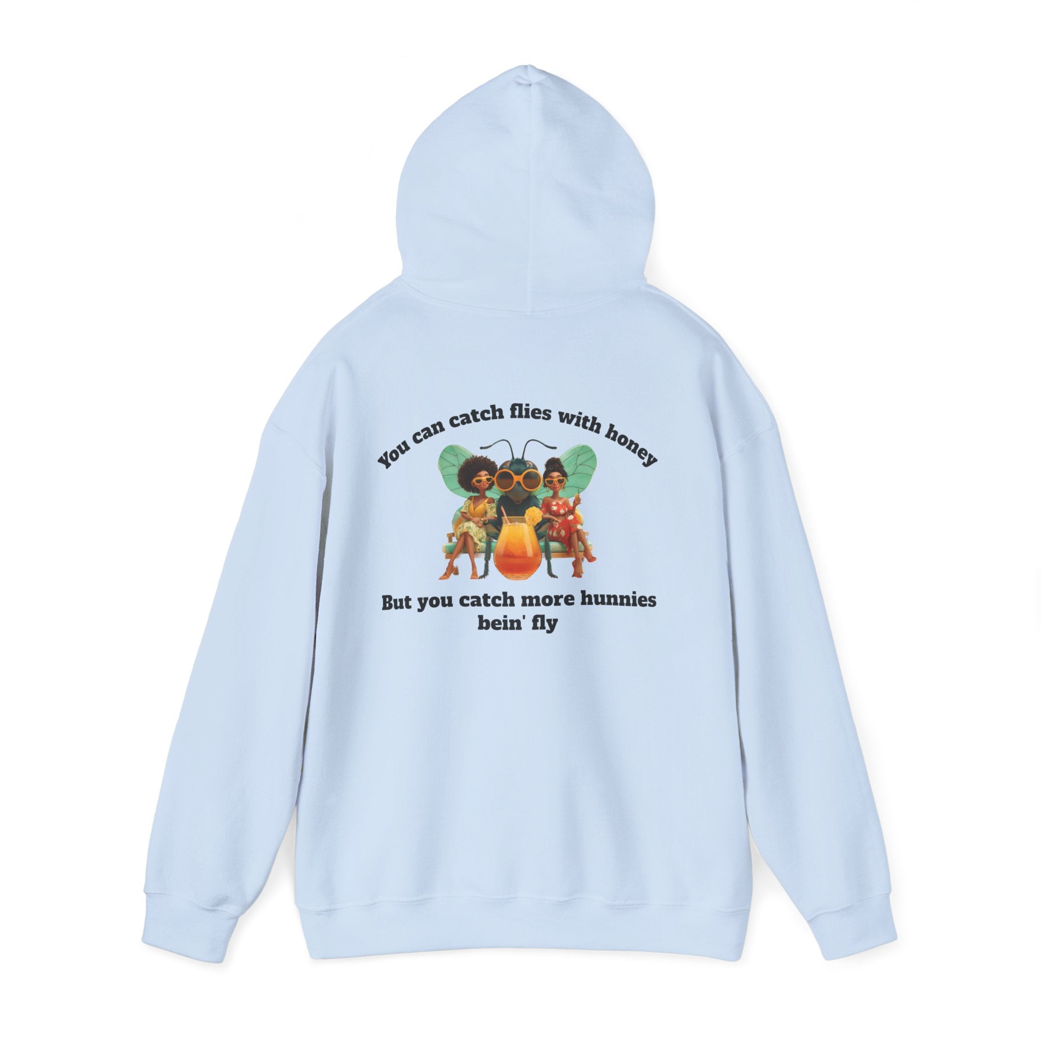 Light Blue / Hoodie: ’Catch More Hunnies’ - Unisex Heavy Blend™ Hooded Sweatshirt - Hoodie