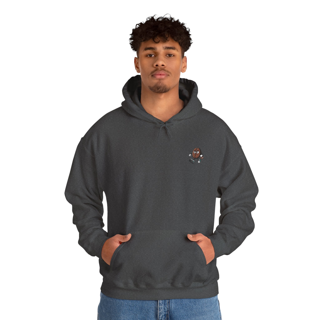 Dark Heather / Hoodie: ’Back to the Grind’ - Graphic Pullover - Hoodie