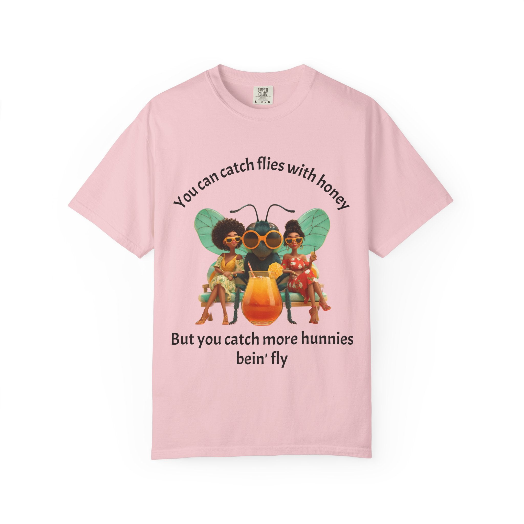 Blossom / Crew-Neck: ’Catch More Hunnies’ - Graphic Tee - T-Shirt