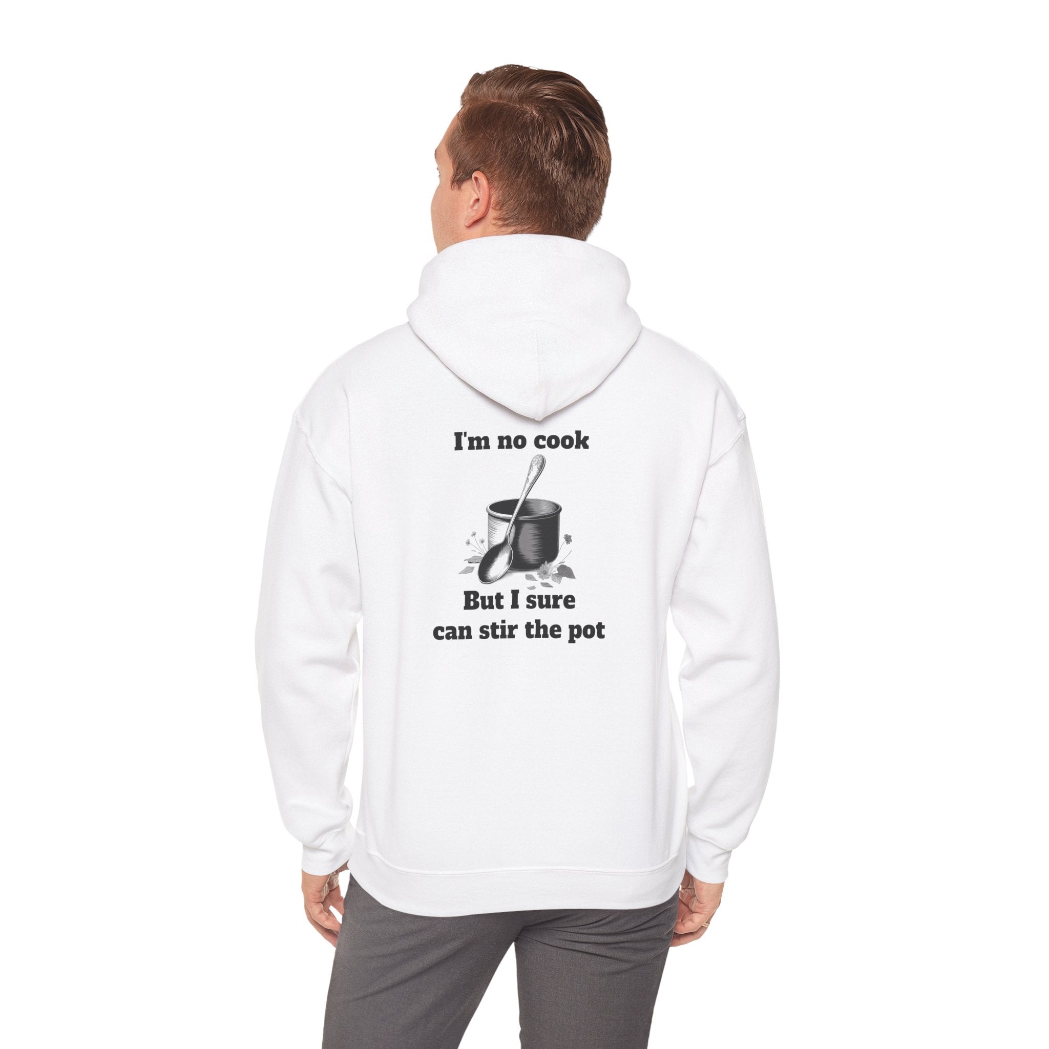 White / Hoodie: “Stir the Pot” - Unisex Heavy Blend™ Hooded Sweatshirt - Hoodie