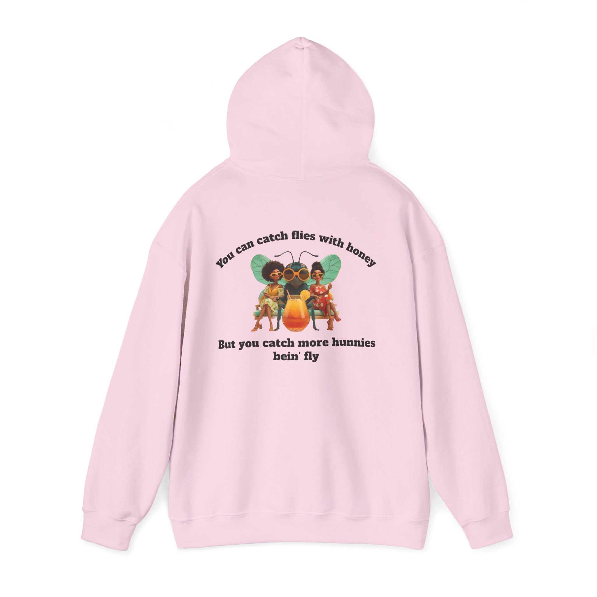 Light Pink / Hoodie: ’Catch More Hunnies’ - Unisex Heavy Blend™ Hooded Sweatshirt - Hoodie
