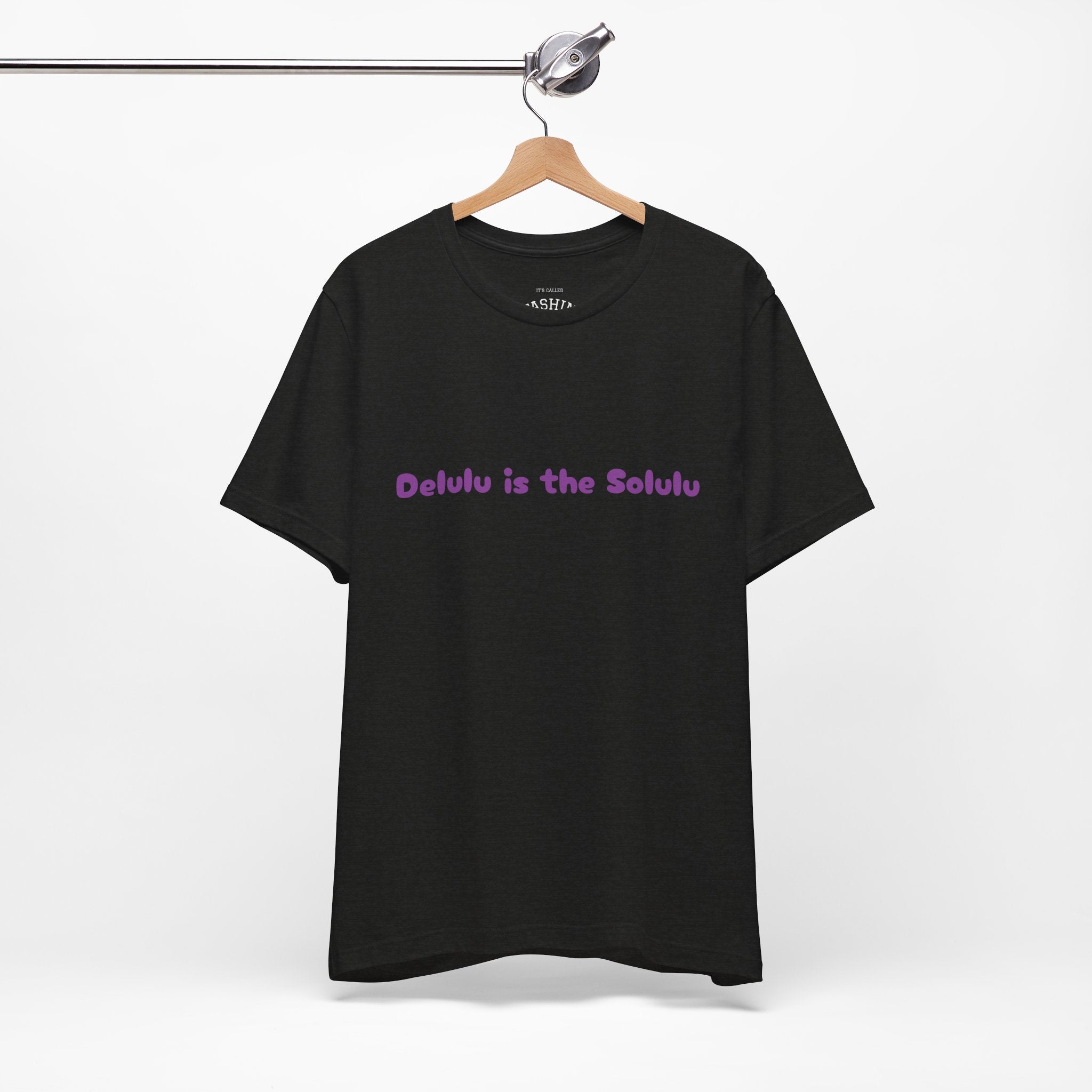Black Heather / Crew-Neck: Women’s ’Delulu is the Solulu’ - Tee - T-Shirt