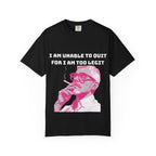 Black / Crew-Neck: ’Too Legit’ - Graphic Tee - T-Shirt
