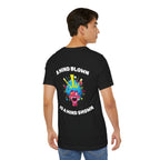 Black / ’A Mind Blown Is A Mind Shown’ Retro Pop Art T-Shirt - T-Shirt