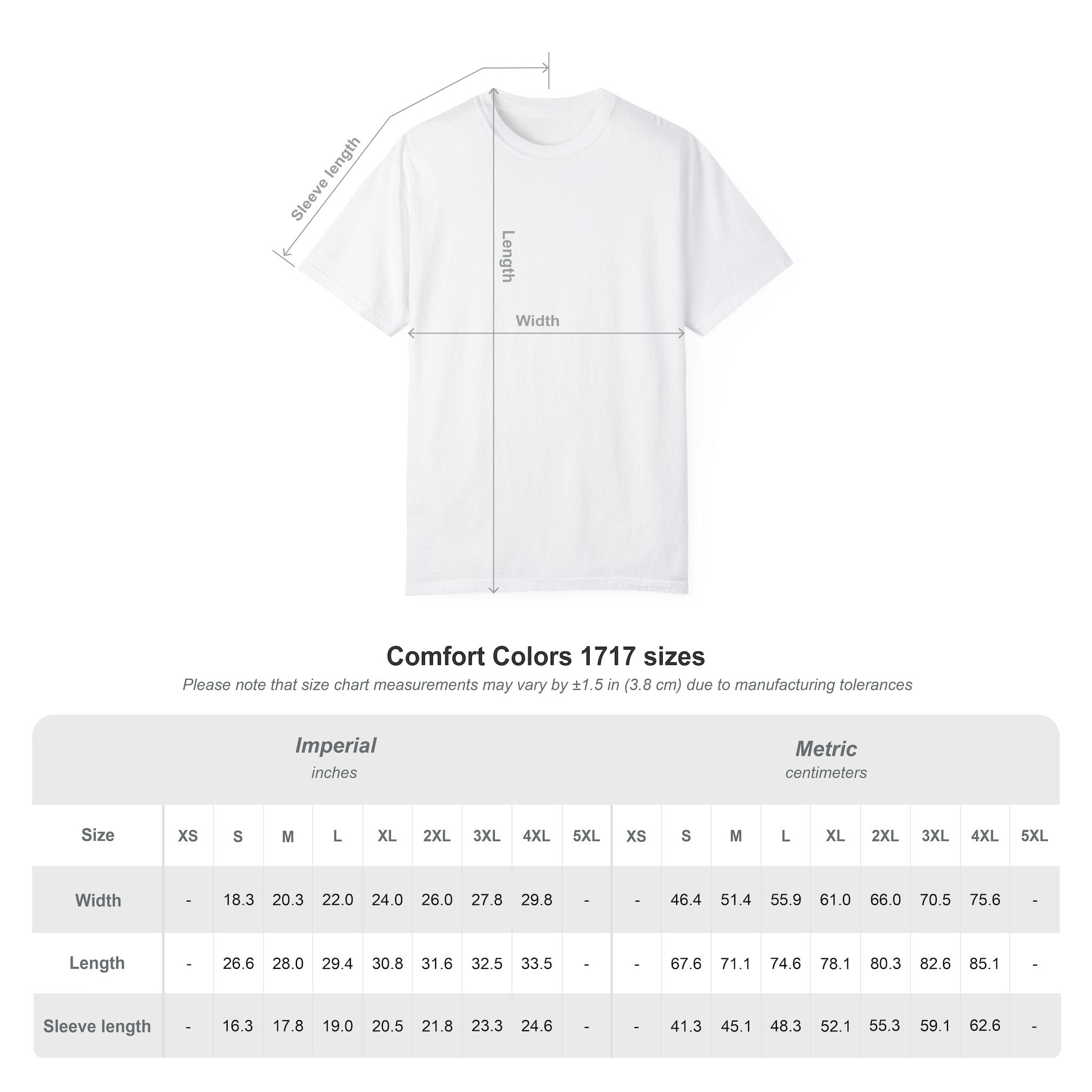 White / Crew-Neck: ’Can’t Stop the Waves’ - Graphic Tee - T-Shirt