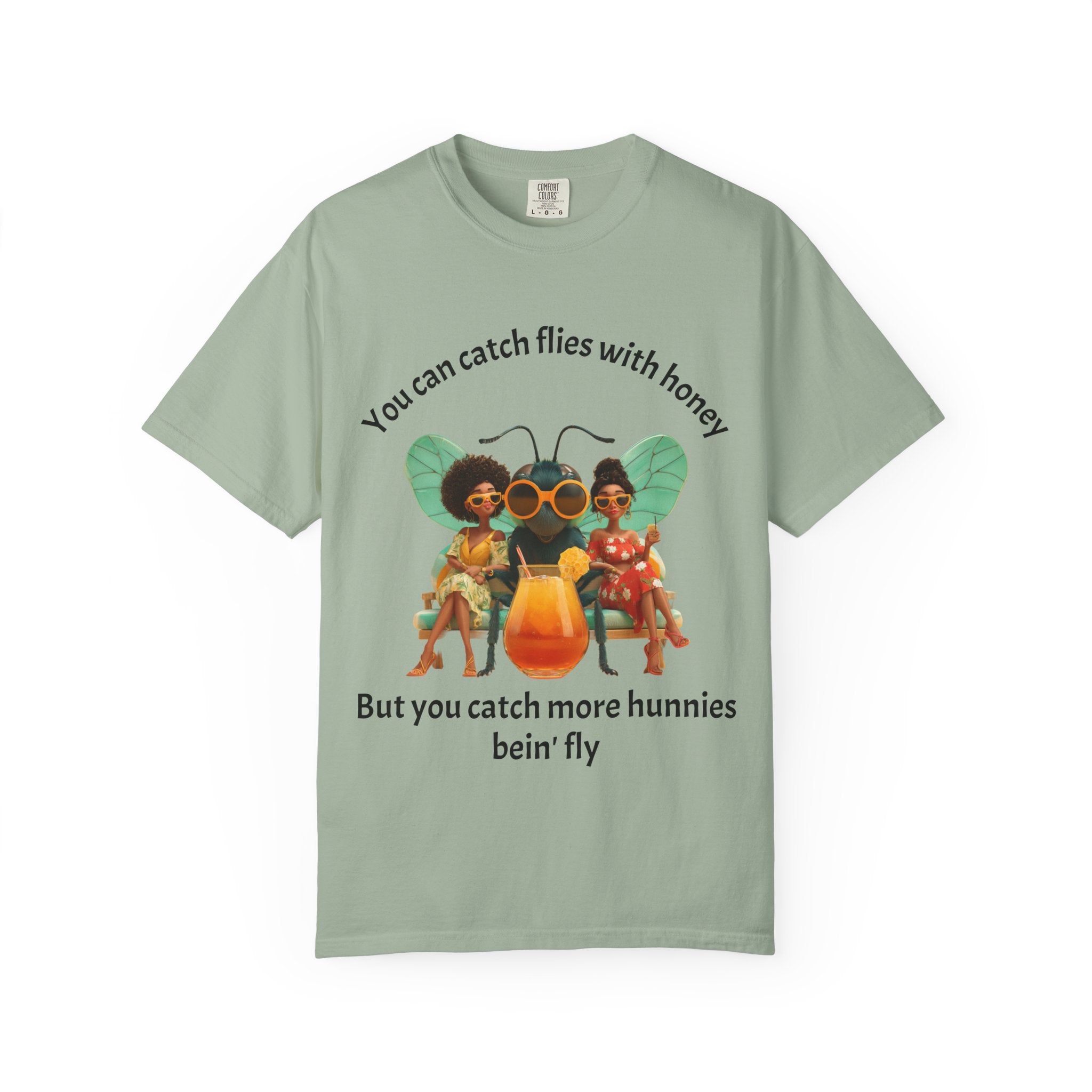 Bay / Crew-Neck: ’Catch More Hunnies’ - Graphic Tee - T-Shirt