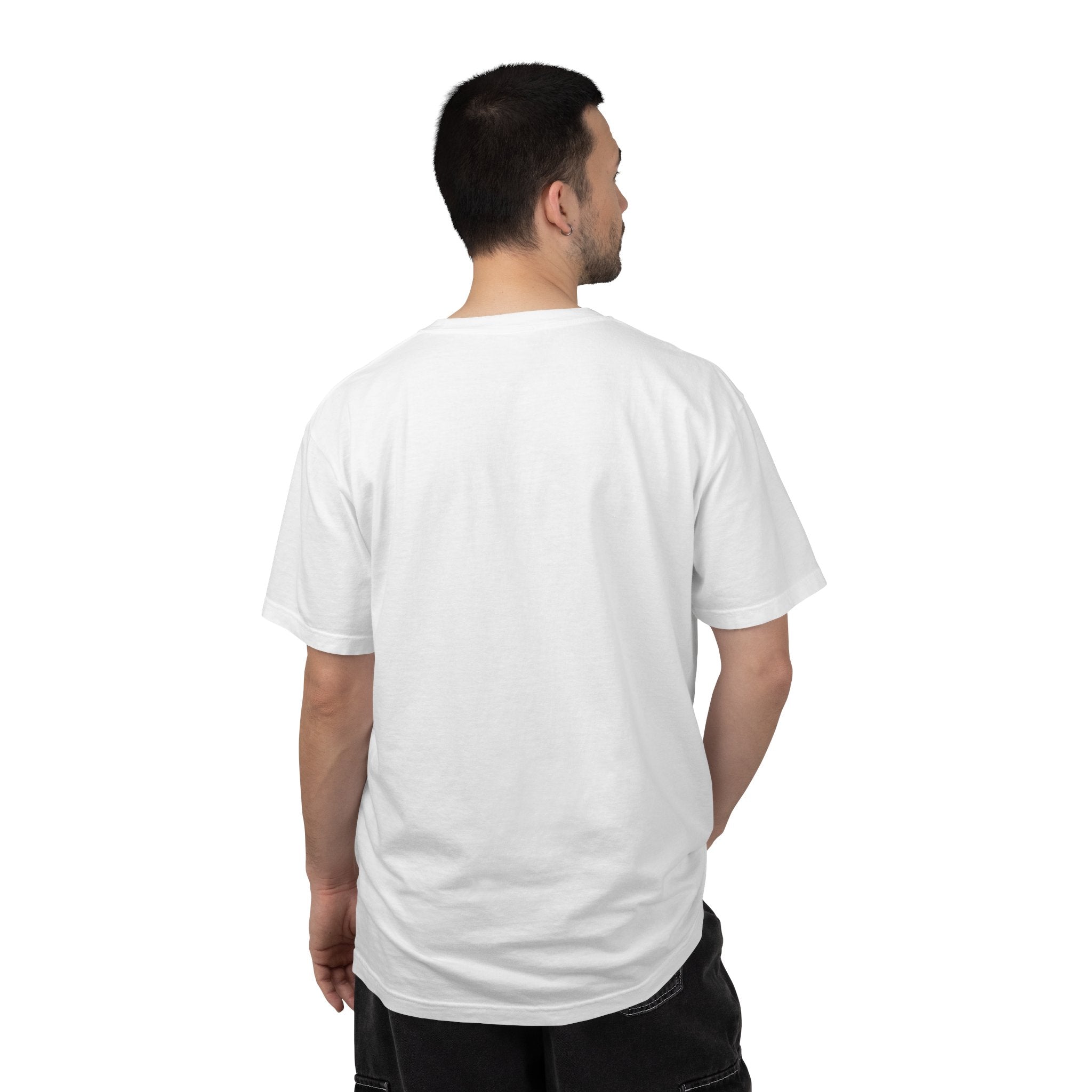 White / Crew-Neck: ’I’ve Been Watching My Weight’ - Graphic Tee - T-Shirt