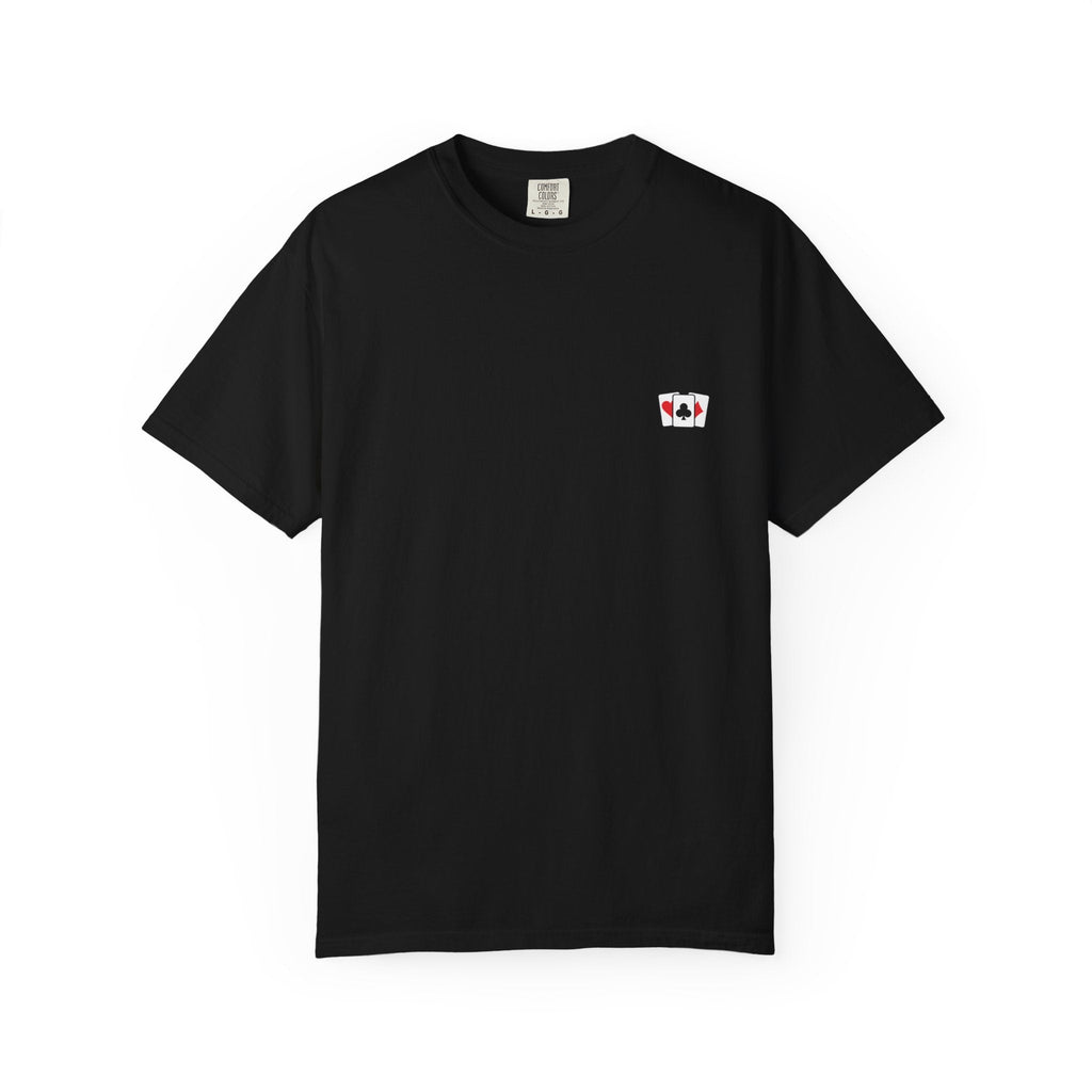 Black / Crew-Neck: Marriage Humor ’Hot Hand’ - Graphic Tee - T-Shirt
