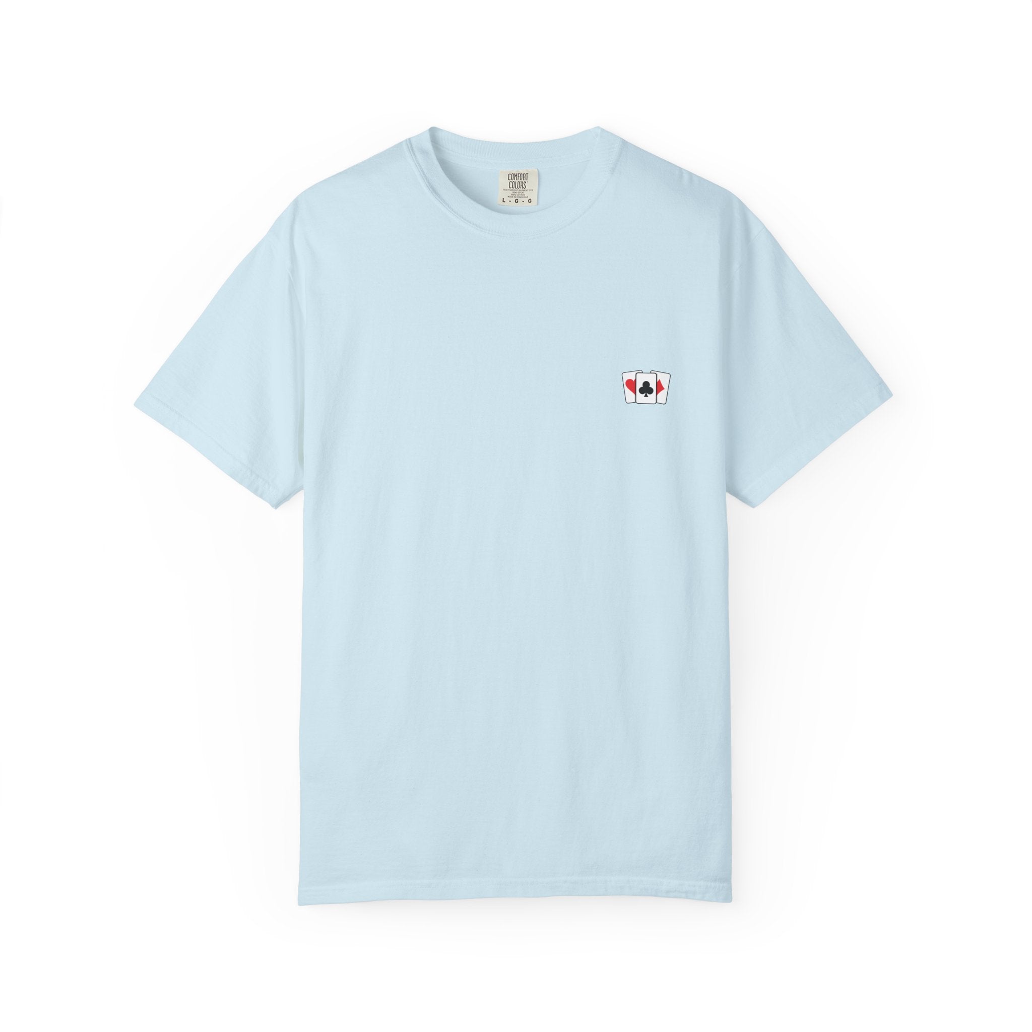 Chambray / Crew-Neck: Marriage Humor ’Hot Hand’ - Graphic Tee - T-Shirt