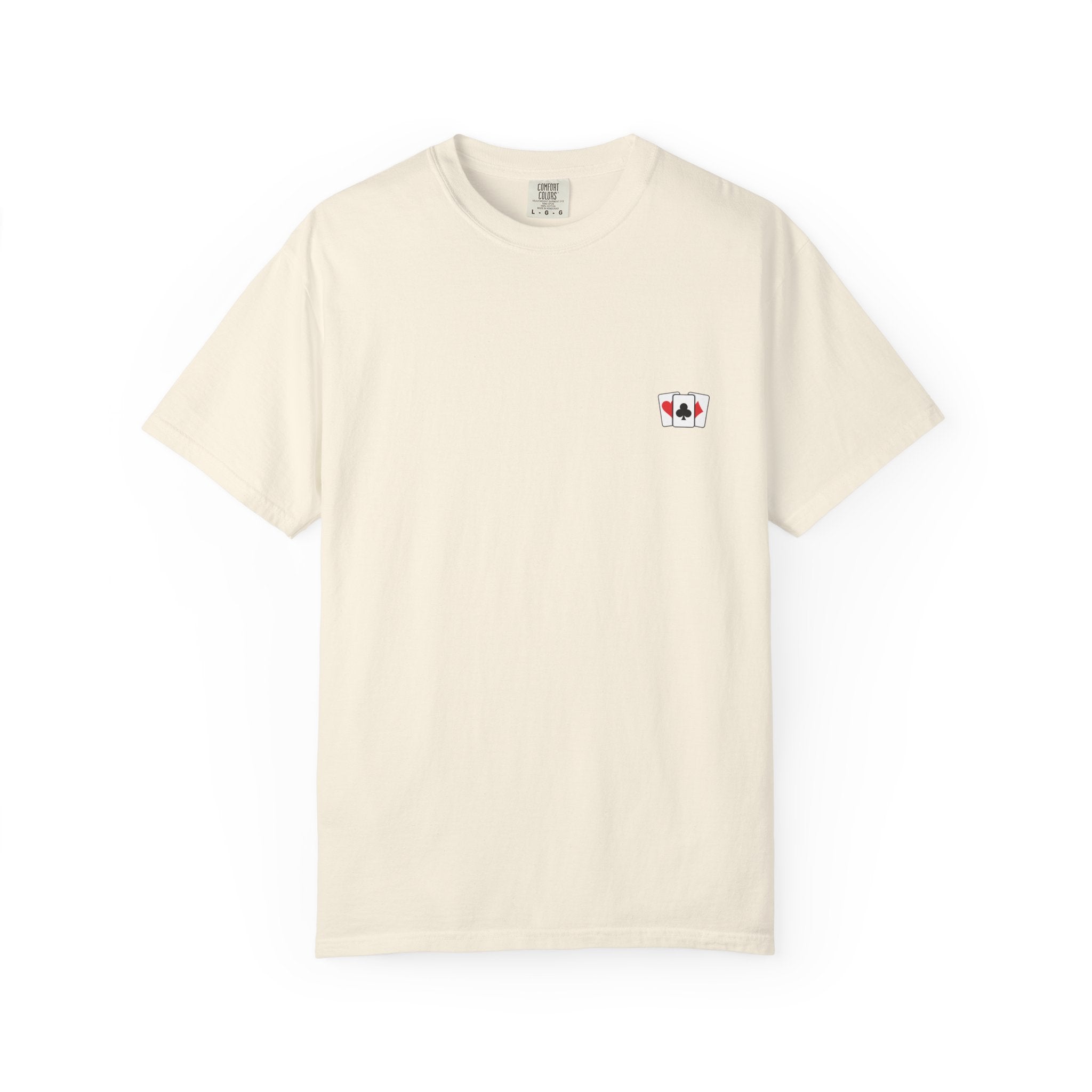 Ivory / Crew-Neck: Marriage Humor ’Hot Hand’ - Graphic Tee - T-Shirt