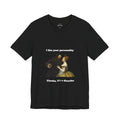 Black / Crew-Neck: ’Personality Disorder’ - Graphic Tee - T-Shirt