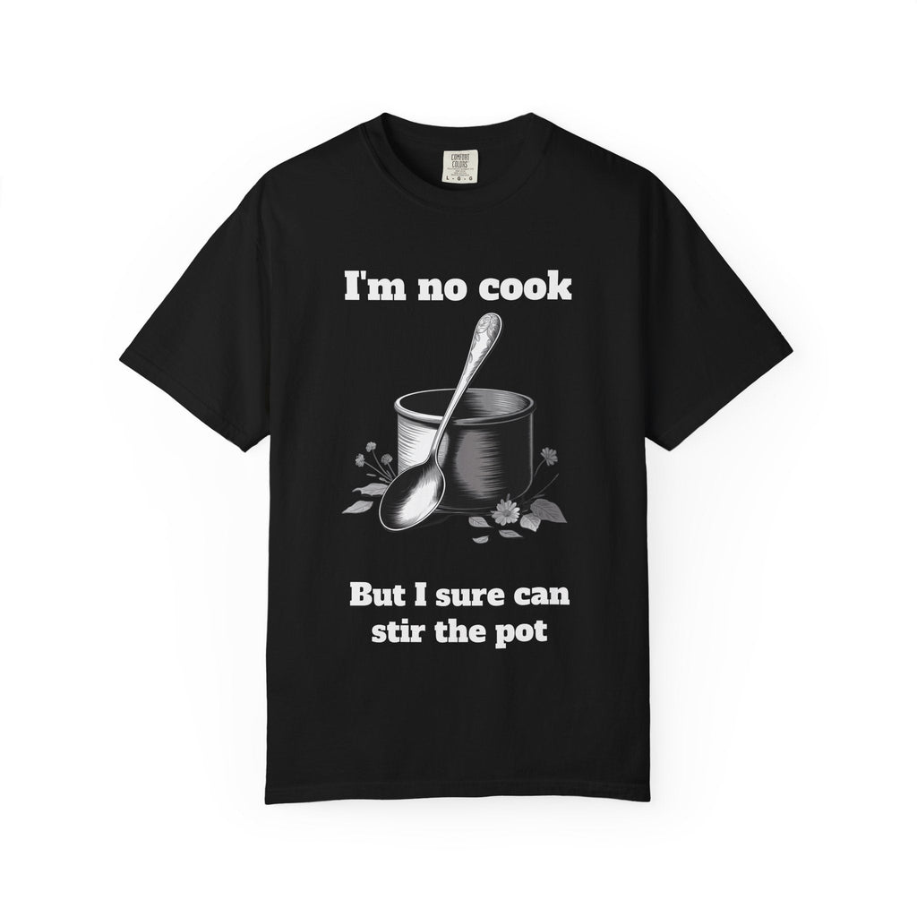 Black / Crew Neck: “Stir the Pot” - Graphic Tee - T-Shirt
