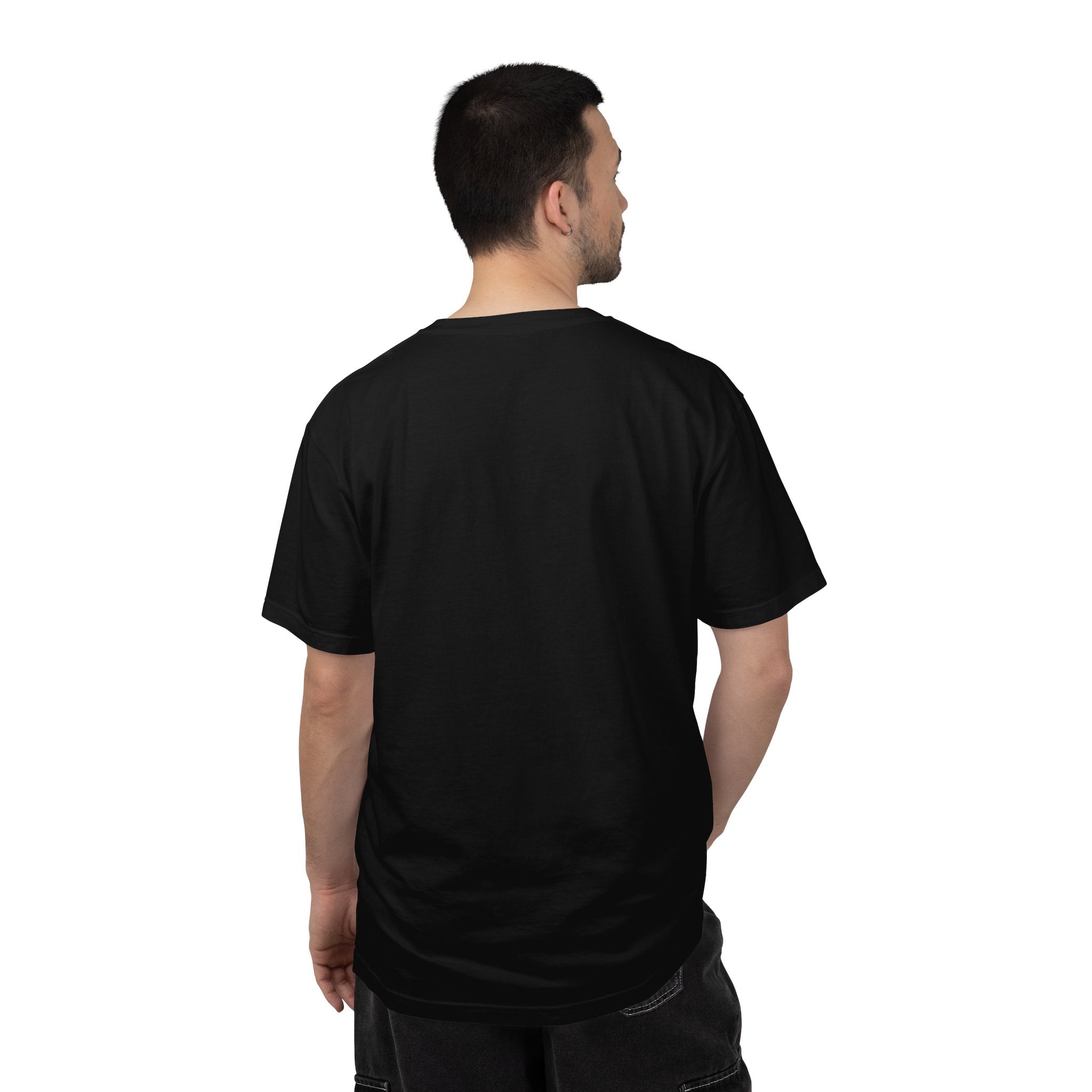 Black / Crew-Neck: ’The M is silent’ - Graphic Tee - T-Shirt