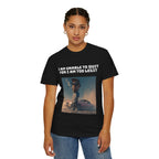 Black / Crew-Neck: ’Too Legit’ - Graphic Tee - T-Shirt