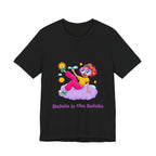 Black / Crew-Neck: Women’s ’Delulu is the Solulu’ - Graphic Tee - T-Shirt