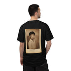 Black / Dam Son Funny Yearbook Photo T-Shirt, Retro Asian Kid Playful Graphic Tee - T-Shirt