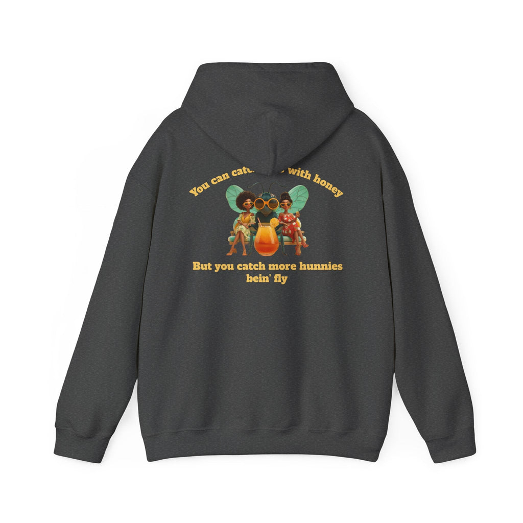 Dark Heather / Hoodie: ’Catch More Hunnies’ - Unisex Heavy Blend™ Hooded Sweatshirt - Hoodie