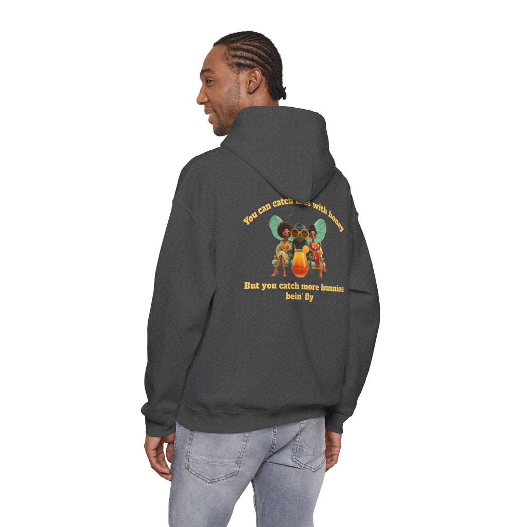 Dark Heather / Hoodie: ’Catch More Hunnies’ - Unisex Heavy Blend™ Hooded Sweatshirt - Hoodie
