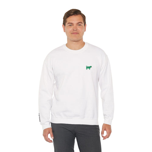 White / ’Lactose’ Sweatshirt, Cow Comedy/Parody - Sweatshirt