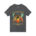 Asphalt / V-Neck: ’Catch More Hunnies’ - Graphic Tee - V-neck