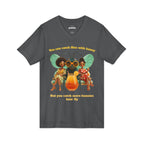 Asphalt / V-Neck: ’Catch More Hunnies’ - Graphic Tee - V-neck