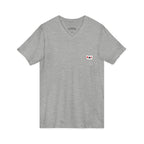 Athletic Heather / V-Neck: Marriage Humor - ’Hot Hand’ Graphic Tee - V-neck