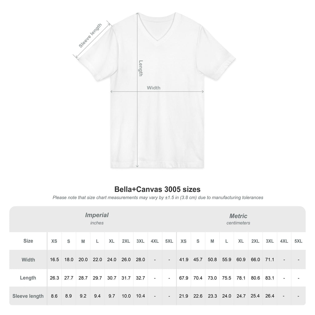 Asphalt / V-Neck: ’Watching My Weight’ - Graphic Tee - V-neck